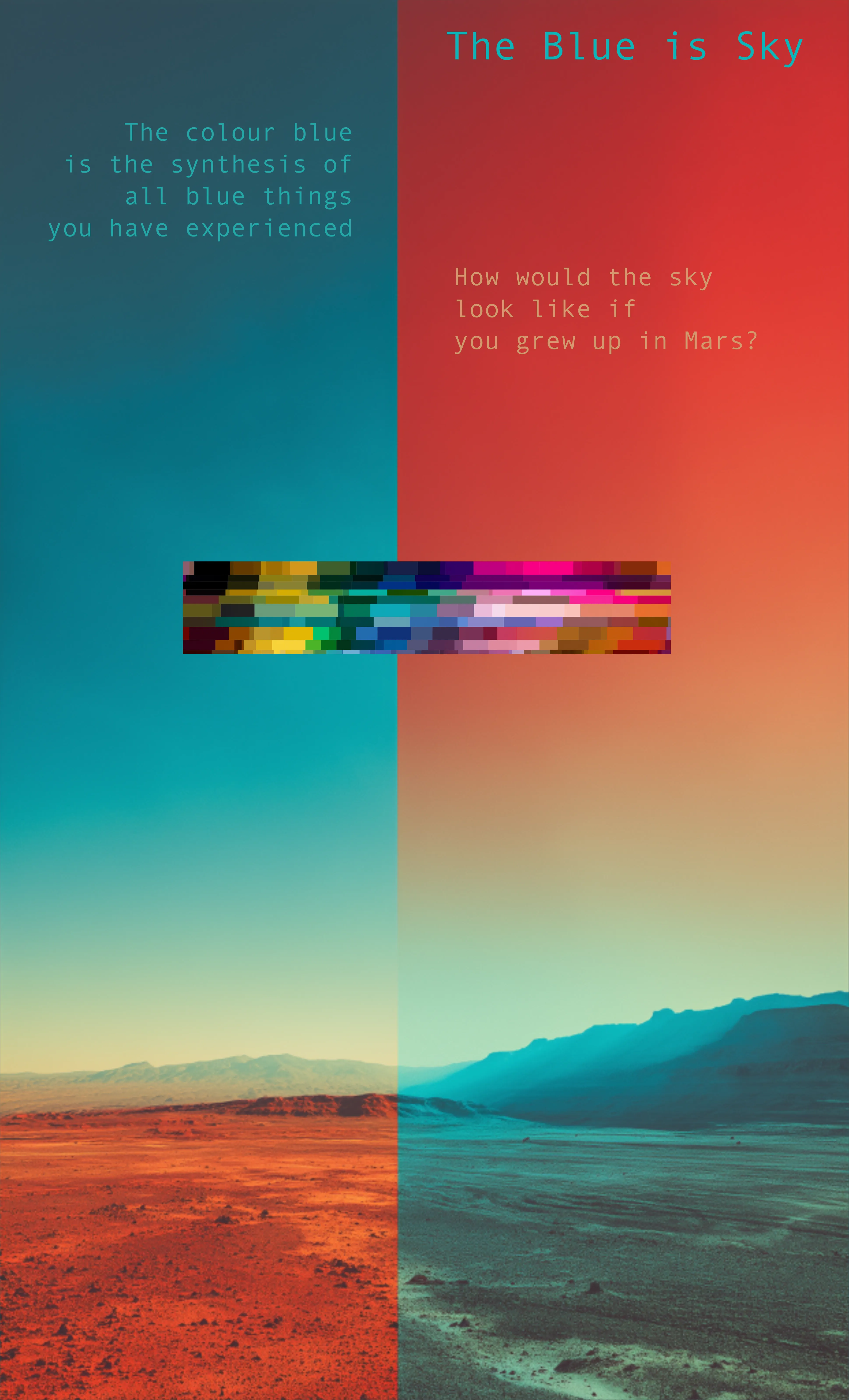 The Blue is Sky — the Earth / Mars colour inversion