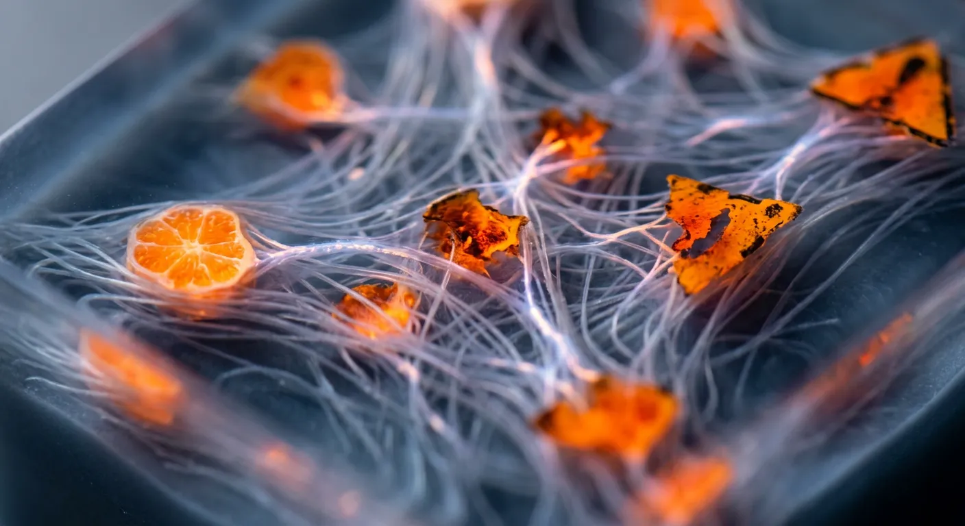 Orange, a field in its own tones